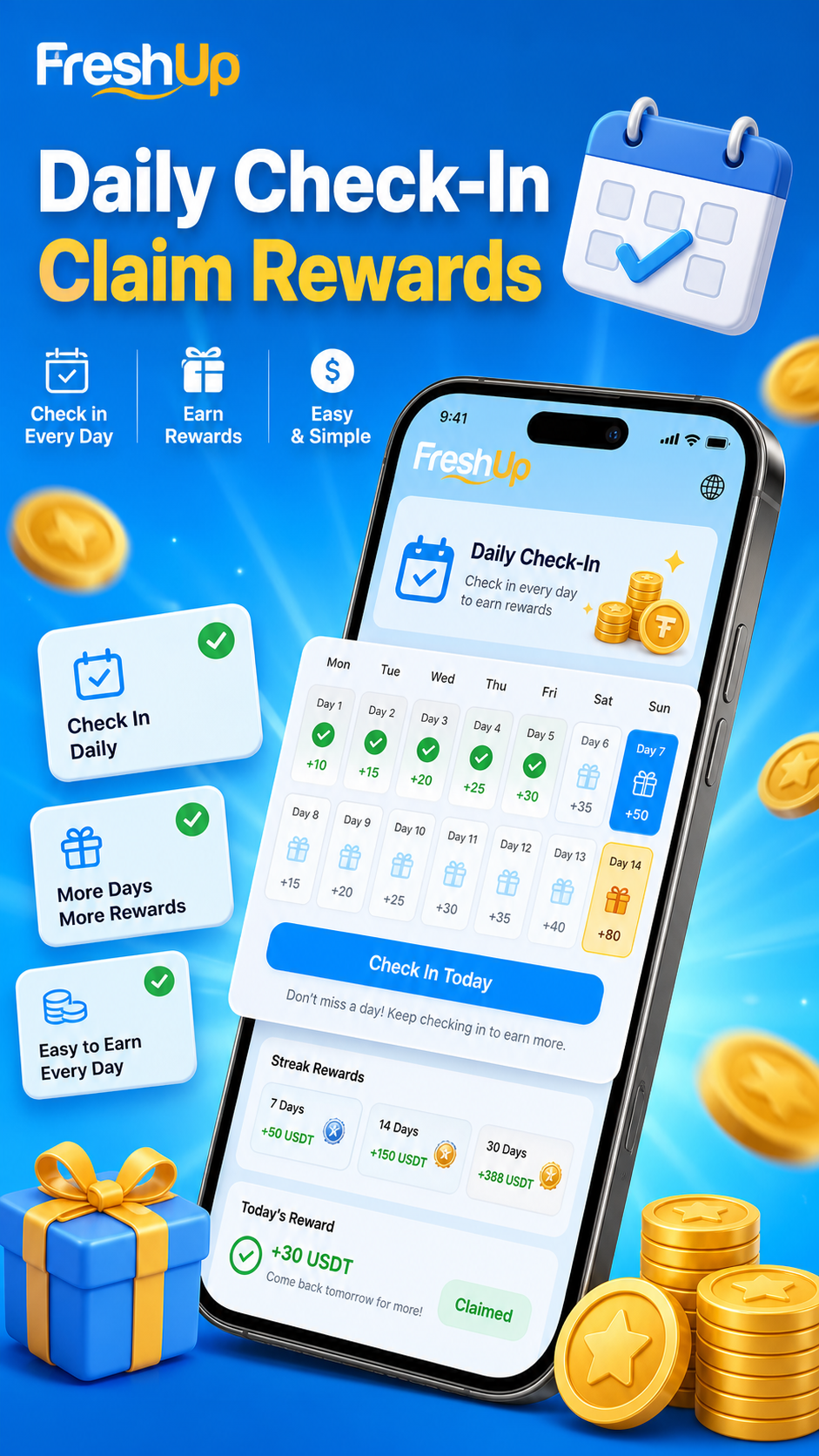 FreshUp screenshot: product plans